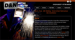 Desktop Screenshot of dnmetal.co.uk